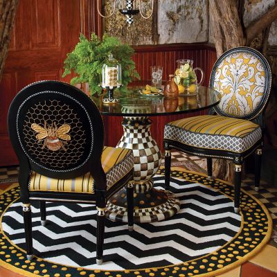 MacKenzie-Childs | Queen Bee Side Chair