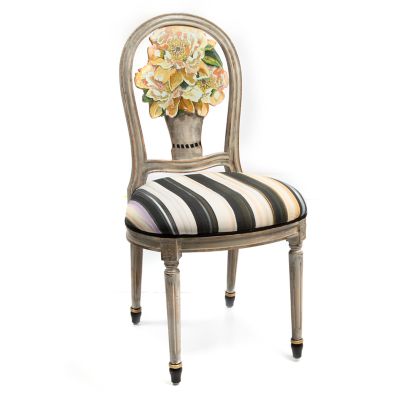 MacKenzie Childs Blooming Dining Chair