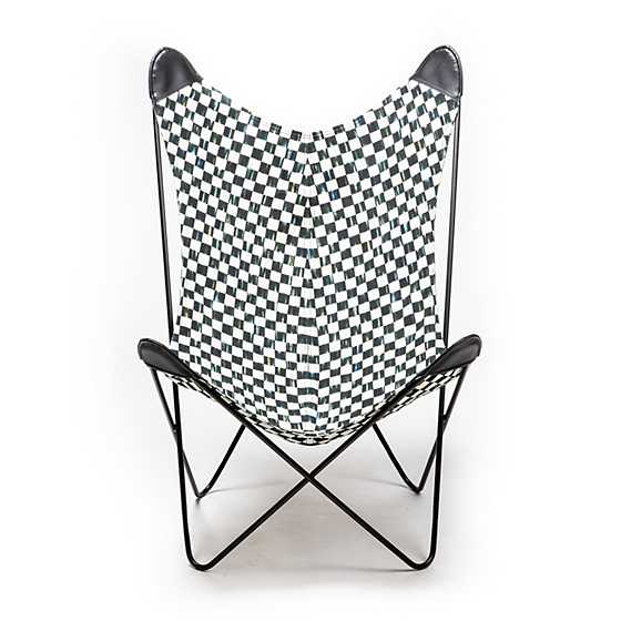 Courtly Check Butterfly Chair image three