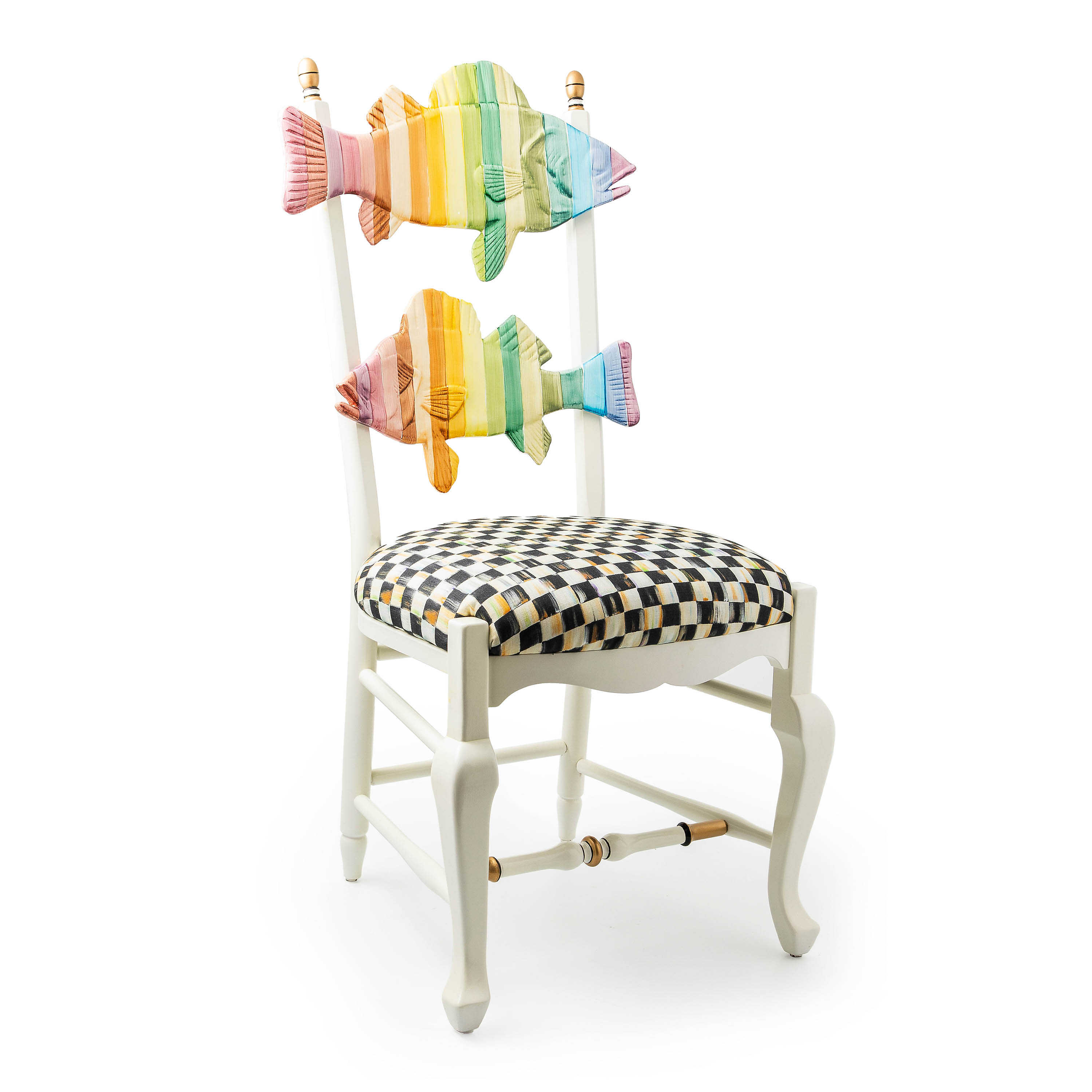 Rainbow Fish Chair mackenzie-childs Panama 0