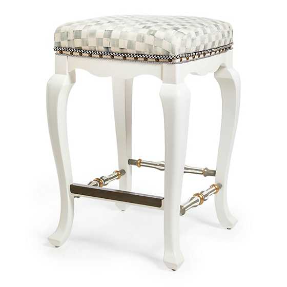 Sterling Check Counter Stool