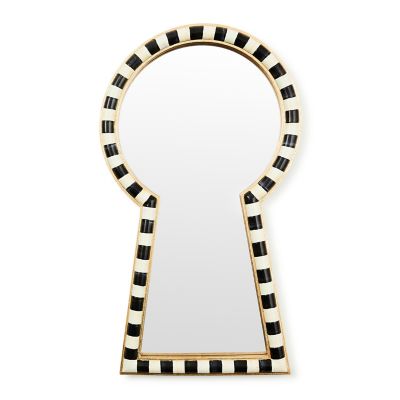 Keyhole Small Wall Mirror mackenzie-childs Panama 0