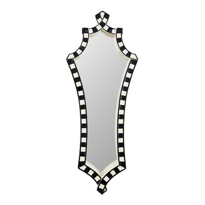 Courtly Check Wall Mirror mackenzie-childs Panama 0