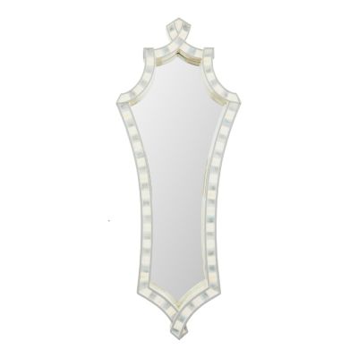 Sterling Check Wall Mirror mackenzie-childs Panama 0