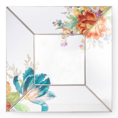 Flower Market Square Wall Mirror mackenzie-childs Panama 0