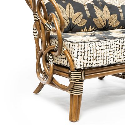 Wild Indoors Rattan Loveseat image six