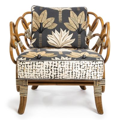 Wild Indoors Rattan Chair mackenzie-childs Panama 0