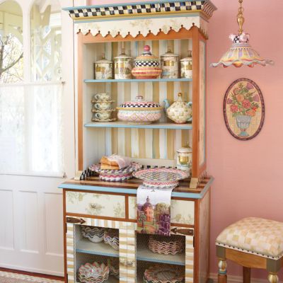 MacKenzie-Childs | Pressed Flowers Hutch