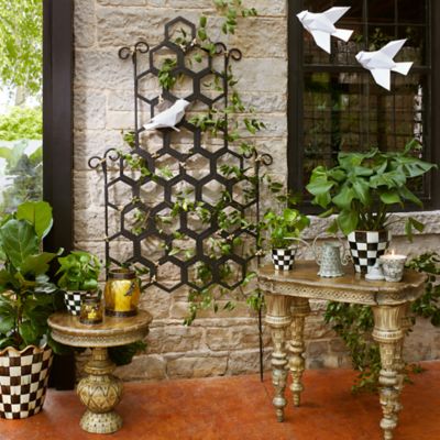 MacKenzie-Childs  Courtly Check Bee Wall Decor