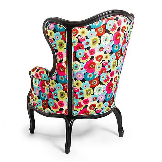 Always Flowers Outdoor Wing Chair image four