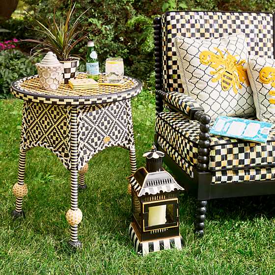 Courtyard Outdoor End Table image six