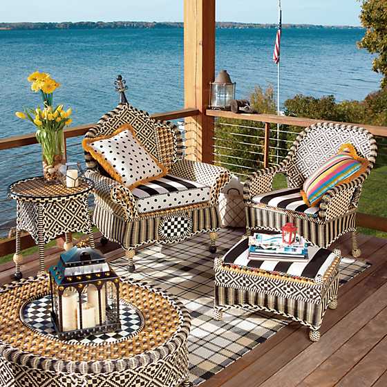 Courtyard Outdoor Accent Chair - Bathing Hut image two