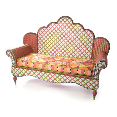 Breezy Poppy Outdoor Loveseat