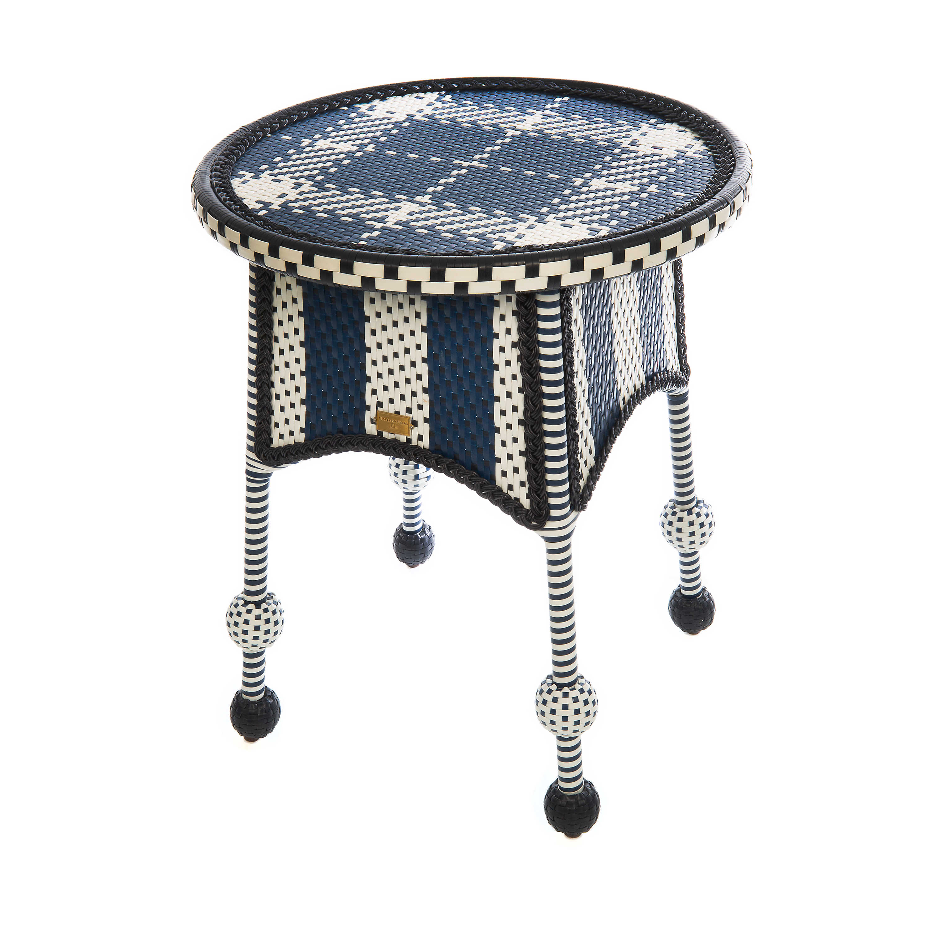 Boathouse Outdoor End Table mackenzie-childs Panama 0