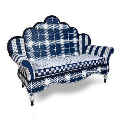 Boathouse Outdoor Loveseat mackenzie-childs Panama 0