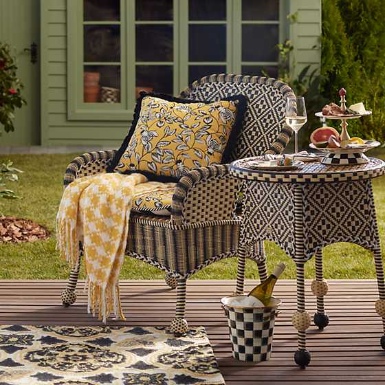 Courtyard Outdoor Accent Chair - Queen Bee image two