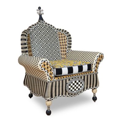 Queen Bee Courtyard Outdoor Wing Chair mackenzie-childs Panama 0