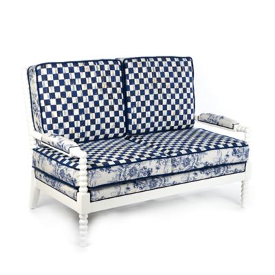 Indigo Villa Outdoor Loveseat mackenzie-childs Panama 0