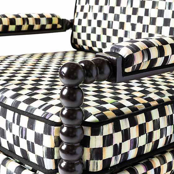 Spindle Check Outdoor Chair image three