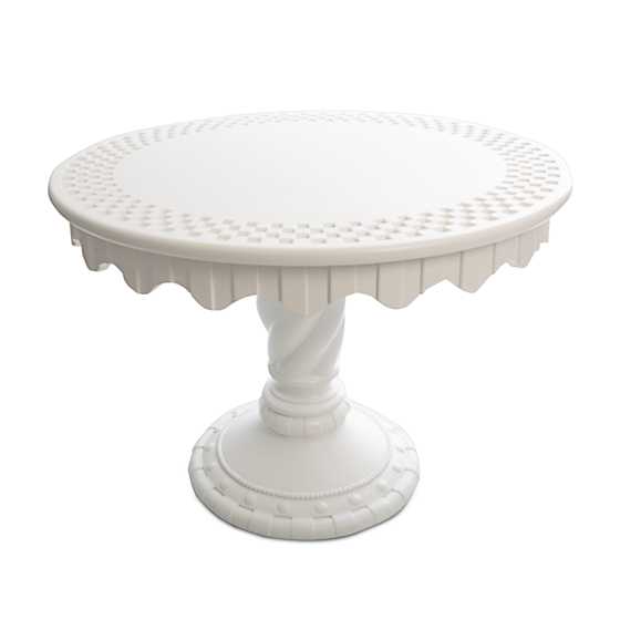 Spiral Column Outdoor Pedestal Table