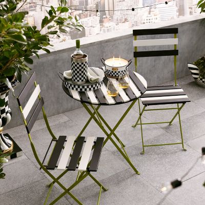 Garden table discount and chairs metal