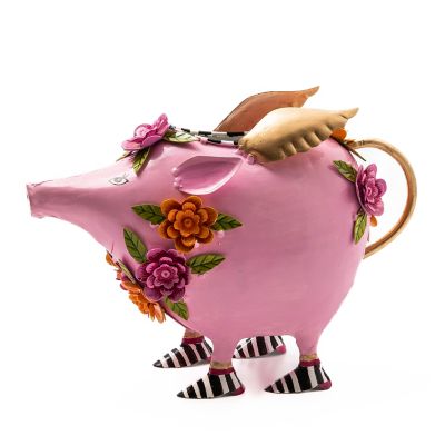 Patience Brewster Portia Pig Watering Can mackenzie-childs Panama 0