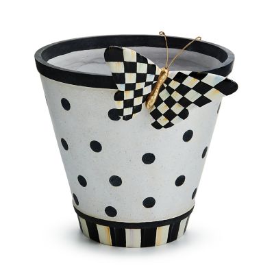 Courtly Check Butterfly Planter mackenzie-childs Panama 0