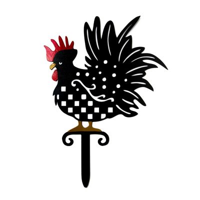 Rooster Lawn Stake mackenzie-childs Panama 0