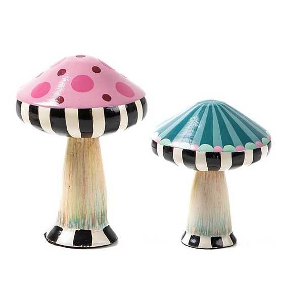 Outdoor Mushrooms, Set of 2