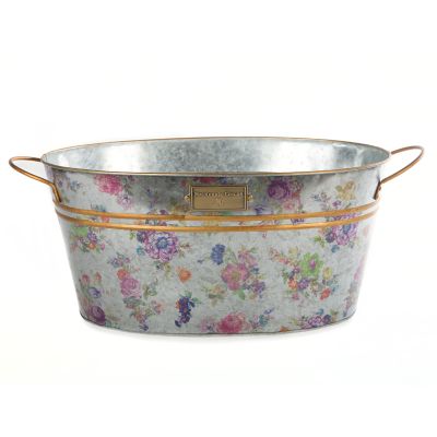 Flower Market Galvanized Beverage Bucket