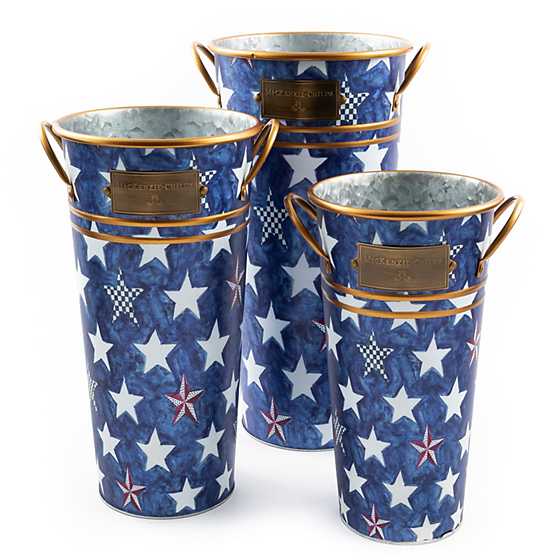 Royal Star Flower Buckets - Set of 3 image two