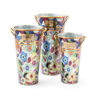 Avant Garden Flower Buckets - Set of 3 mackenzie-childs Panama 0