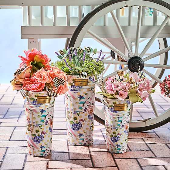 Wildflowers Flower Buckets - Set of 3 image two