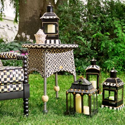 MacKenzie-Childs  Check It Out Lantern - Small