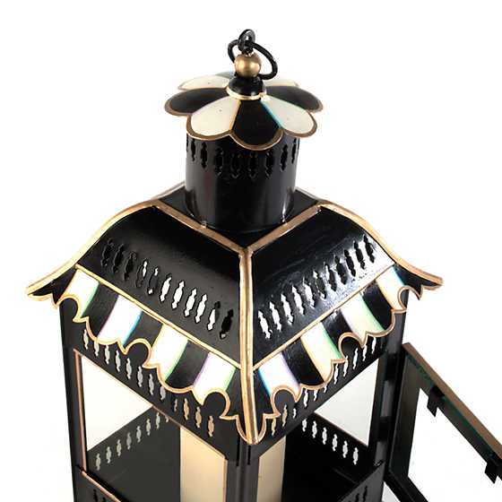 Courtly Stripe Candle Lantern - Small image twelve