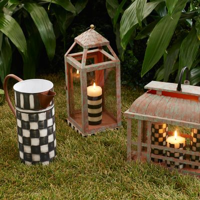 MacKenzie-Childs  Check It Out Lantern - Small