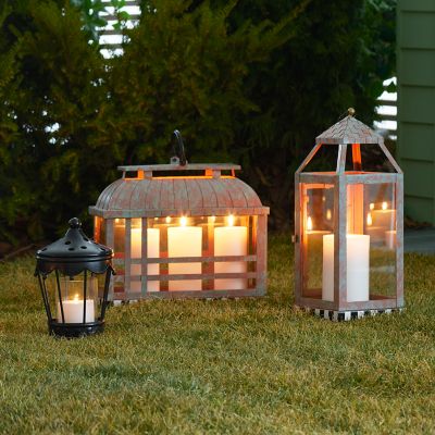 MacKenzie-Childs  Check It Out Lantern - Small