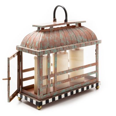 MacKenzie-Childs  Check It Out Lantern - Small