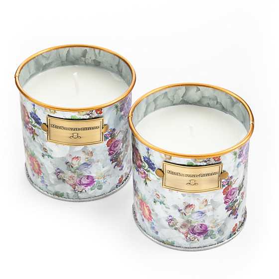 Flower Market Citronella Candles - Small - Set of 2 image one