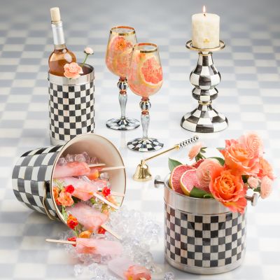 MacKenzie-Childs  Courtly Check 3260 Cocktail Shaker