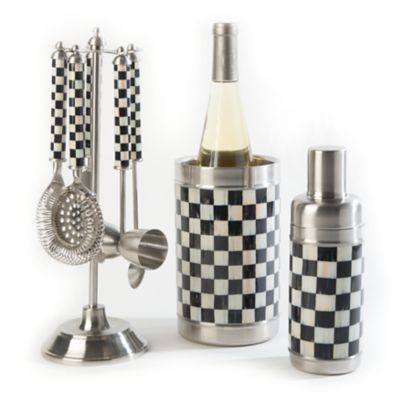 MacKenzie-Childs  Courtly Check 3260 Cocktail Shaker