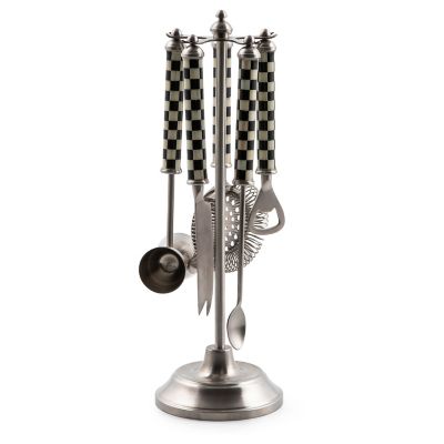 MacKenzie-Childs  Courtly Check 3260 Cocktail Shaker