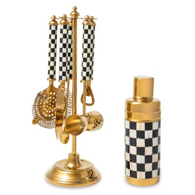 MacKenzie-Childs  Courtly Check 3260 Cocktail Shaker