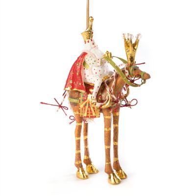 Patience Brewster Nativity Melchior on Horse Ornament image two