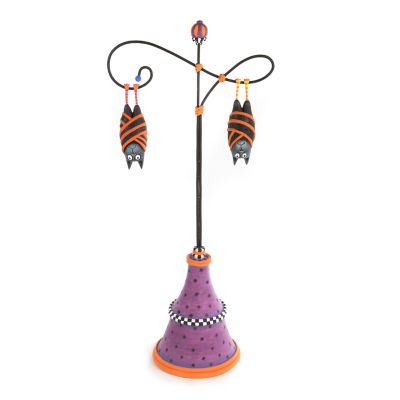 Patience Brewster Bart & Beatrice Bat Ornaments with Stand