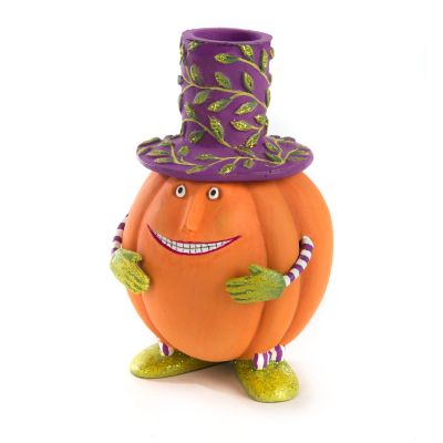 MacKenzieChilds Patience Brewster Peter Pumpkin Taper Candle Holder