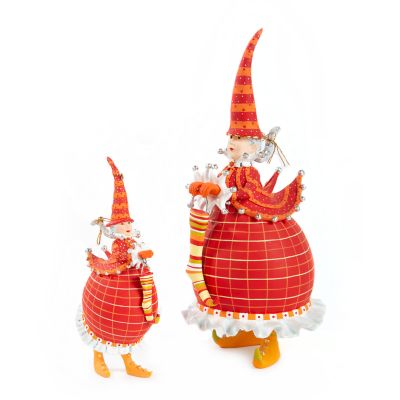 MacKenzie-Childs | Patience Brewster Dash Away Red Mrs. Santa Figure