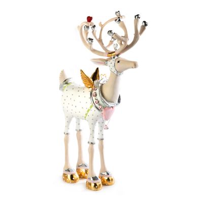 Patience Brewster Moonbeam Cupid Reindeer Figure