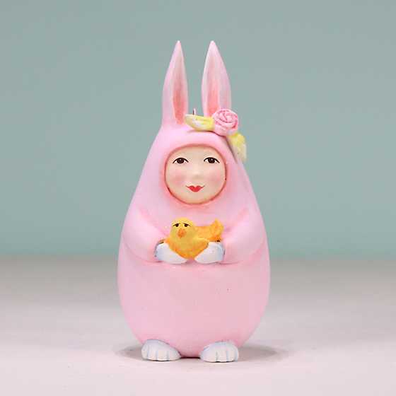Patience Brewster Pink Egg Bunny Ornament