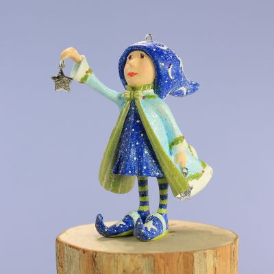 MacKenzie-Childs | Patience Brewster Dash Away Comet's Elf Mini Ornament